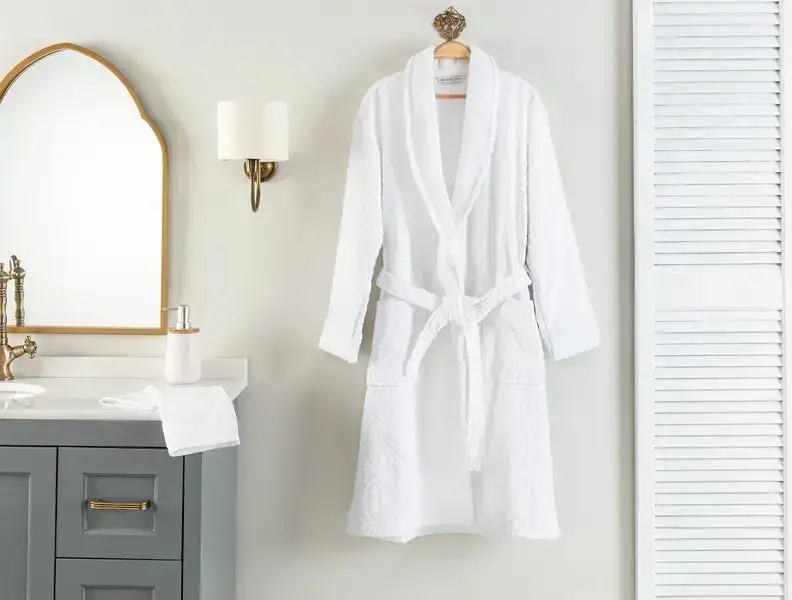 Chance Shawl Collar Unisex Bathrobe