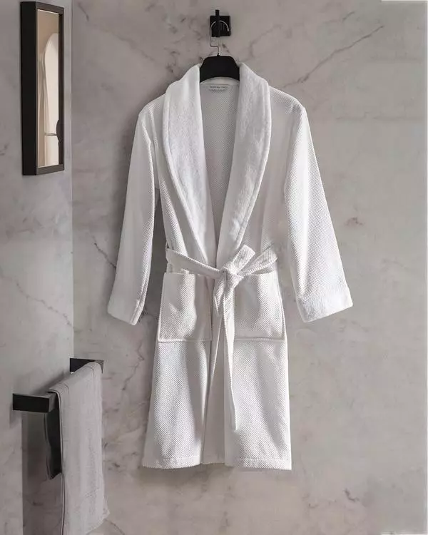Riz Shawl Collar Unisex Bathrobe