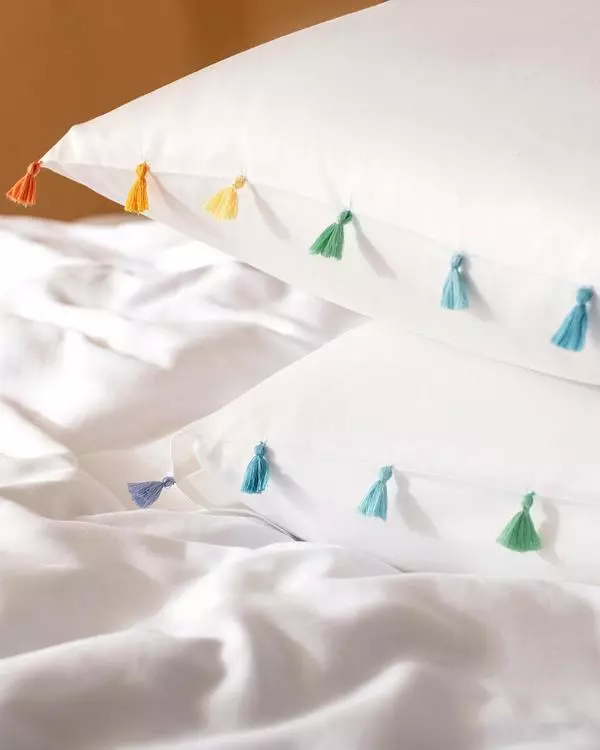Pin Double Size Satin Duvet Cover Set