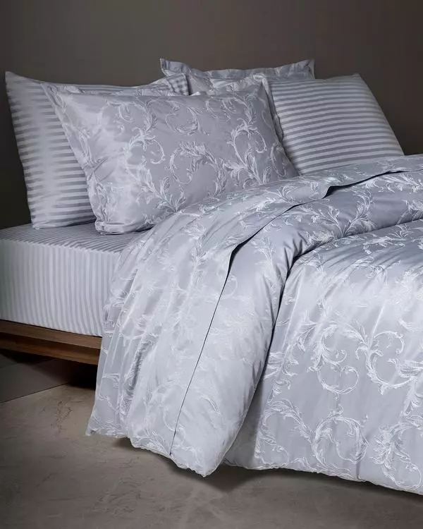 Blaye Double Size Duvet Cover Set - Jacquard Satin