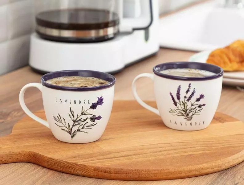 Lavender Jardin 2 PCS Mug Set