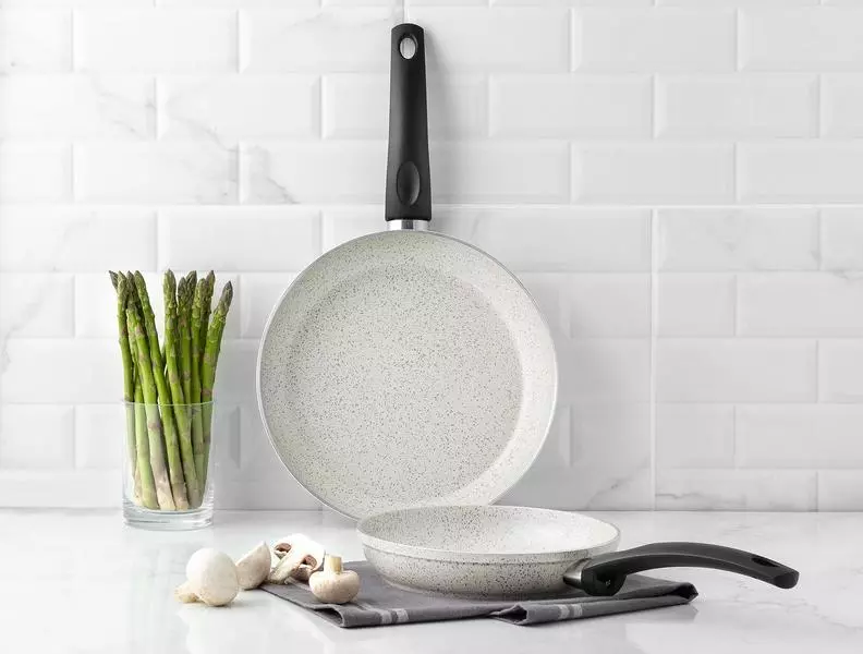 Gordes Granite Look 2 Pieces Pan Set