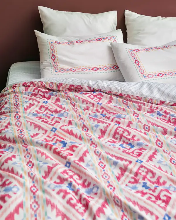Aron Double Size Duvet Cover Set - Ranforce Patterned