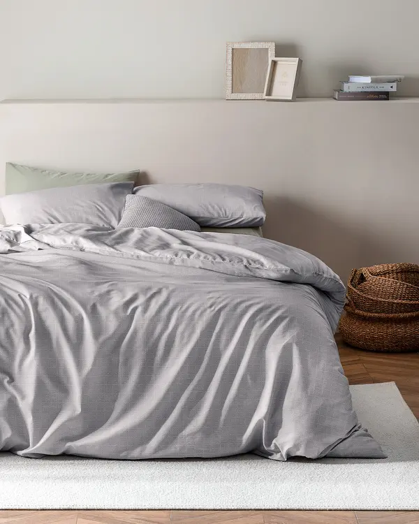 Odette Double Size Duvet Cover Set - Ranforce Patterned
