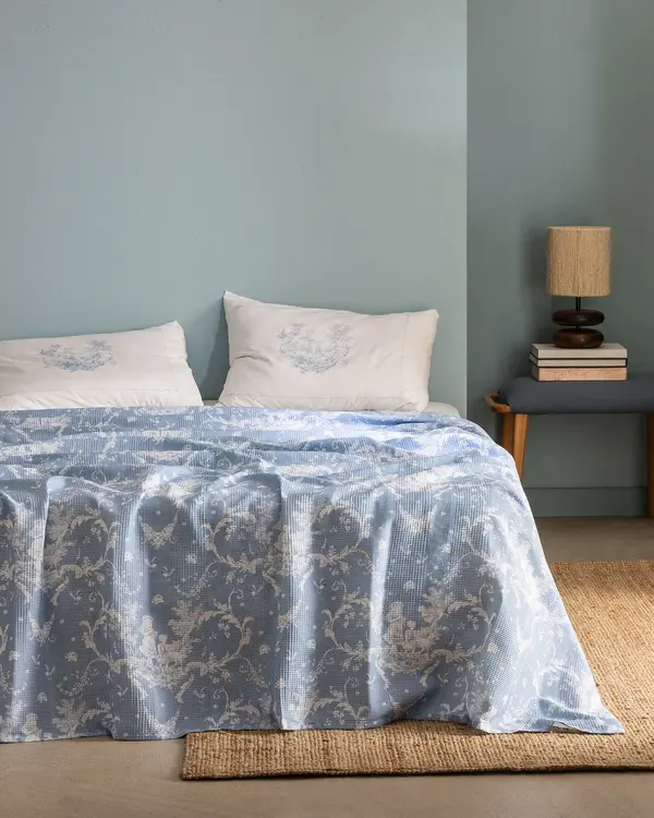 Arlette Carded Printed Double Size Pique Set