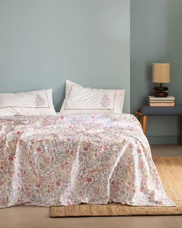 Emmy  Ecocell Printed Single Size Pique Set
